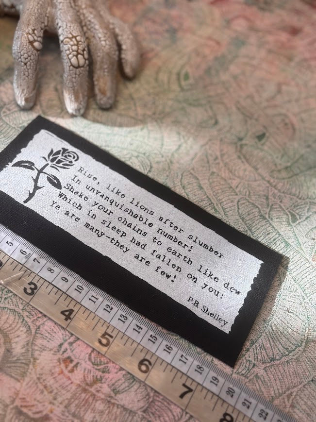 The Masque of Anarchy poem patch