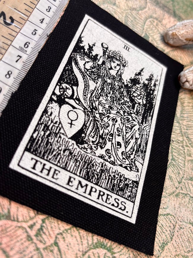 The Empress tarot sew on patch