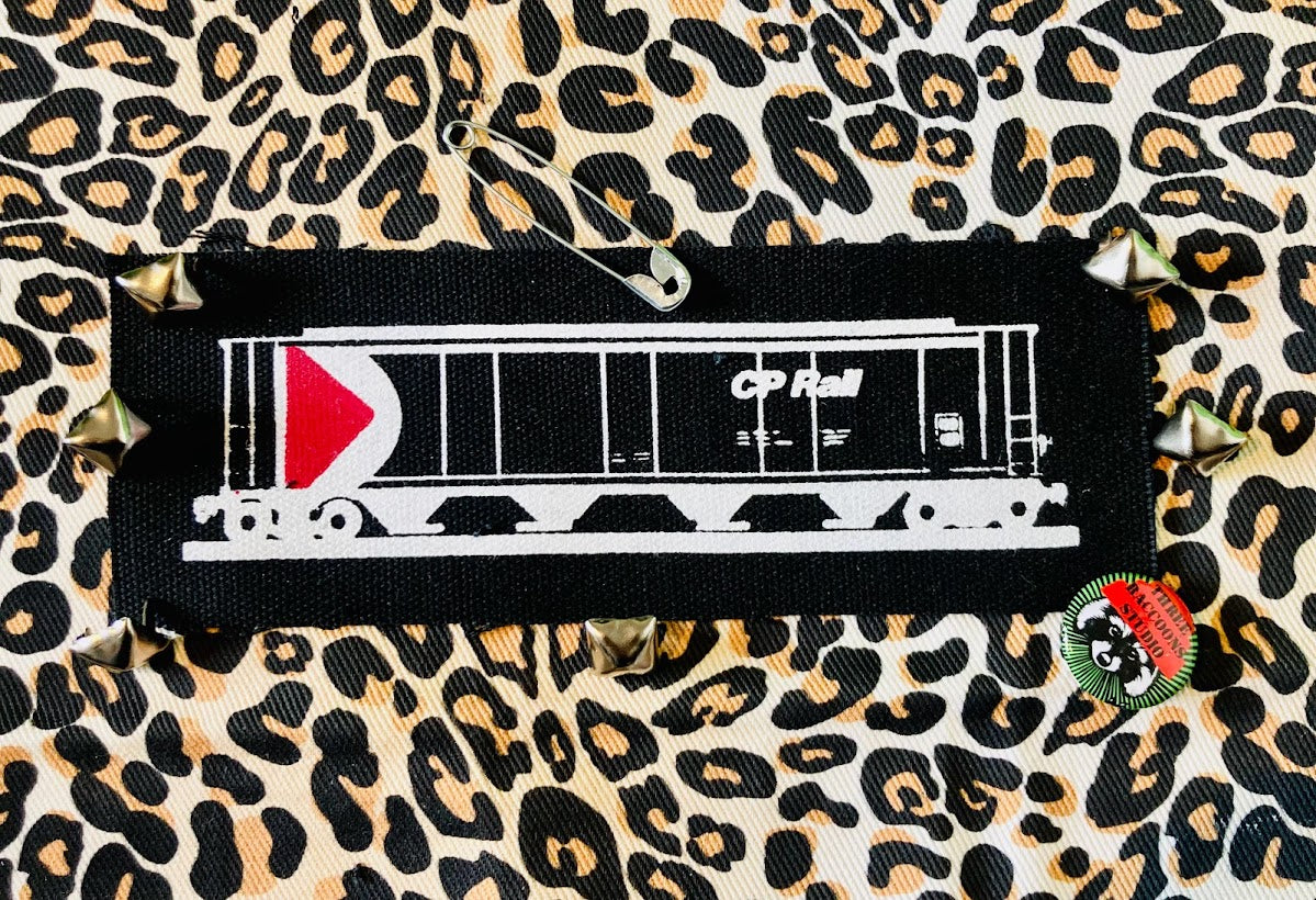 CP grainer rail car sew on patch.