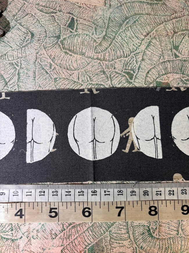Full moon phases patch with a big ol' butt