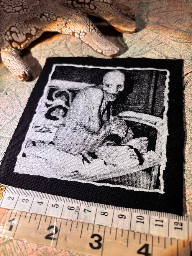 Russian Sleep Study monster, creepy sew on patch