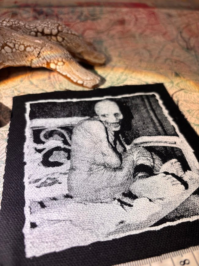 Russian Sleep Study monster, creepy sew on patch