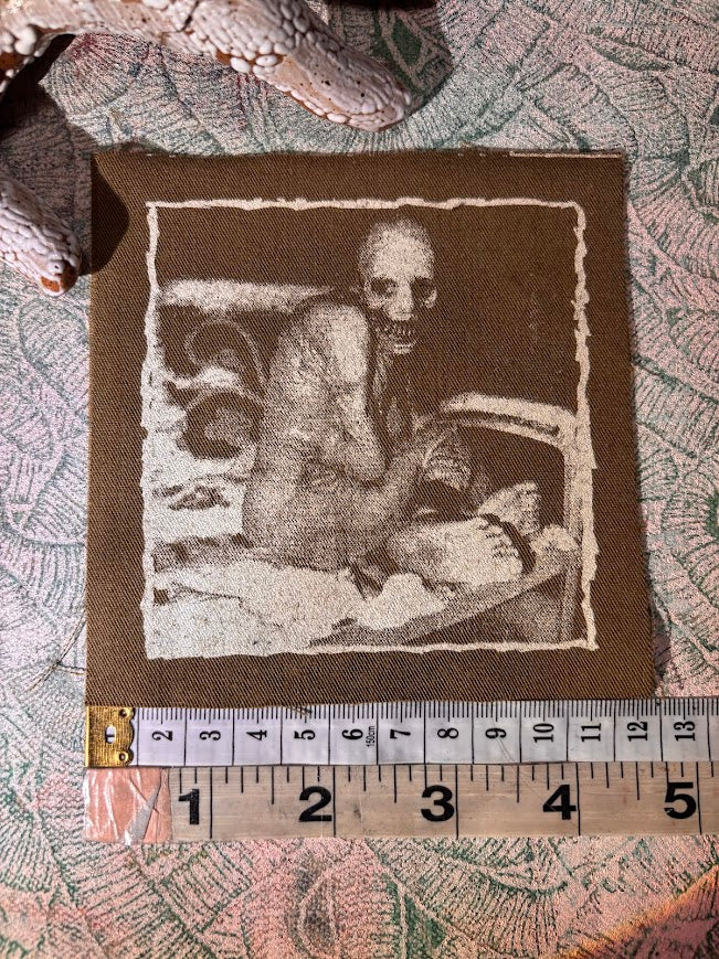 Russian Sleep Study monster, creepy sew on patch