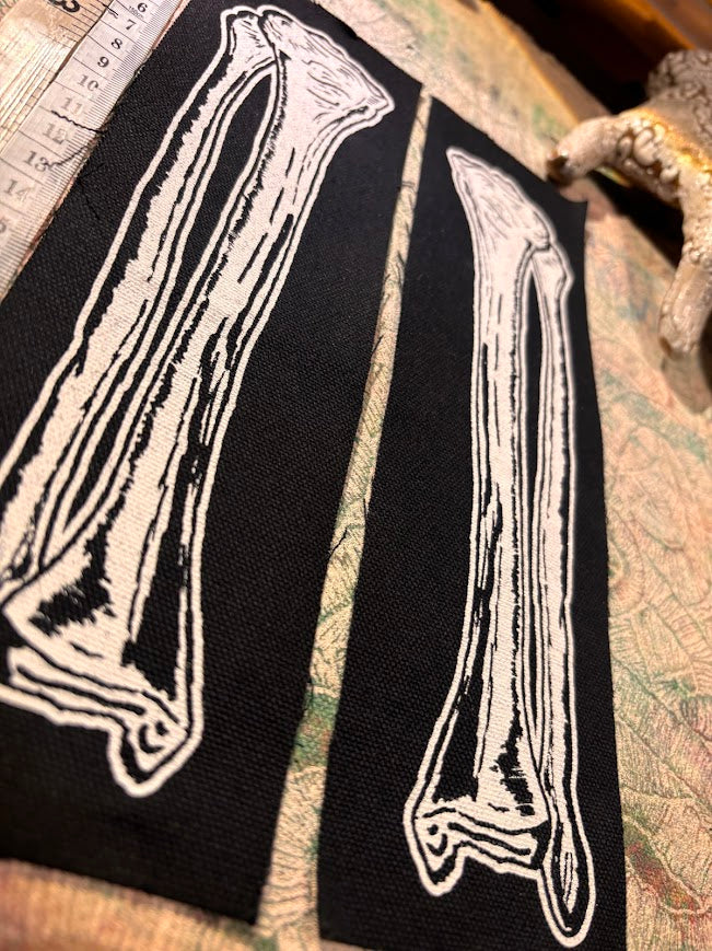 Tibia-Fibula, Tibula leg bone patch.