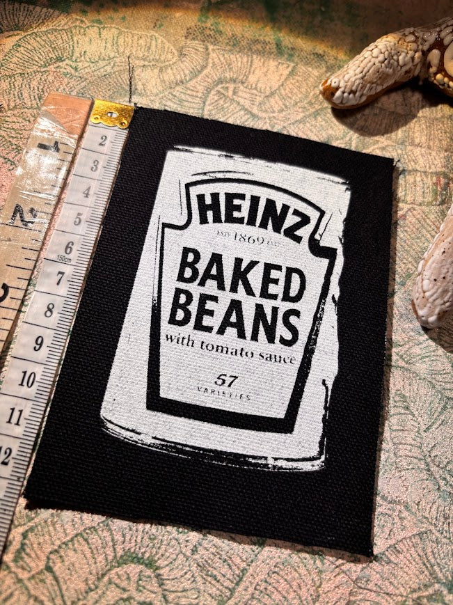 Heinz baked beans sew on patch