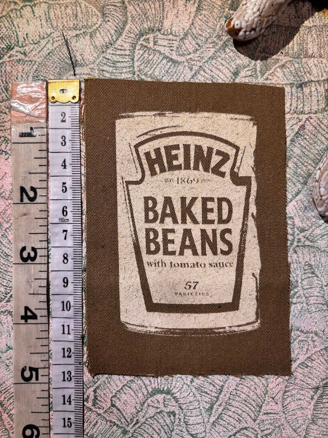 Heinz baked beans sew on patch