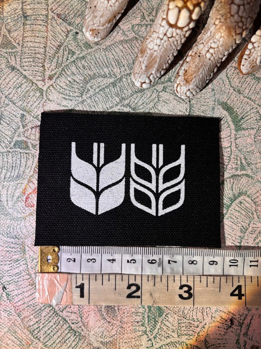 Wheat board logo sew on patch