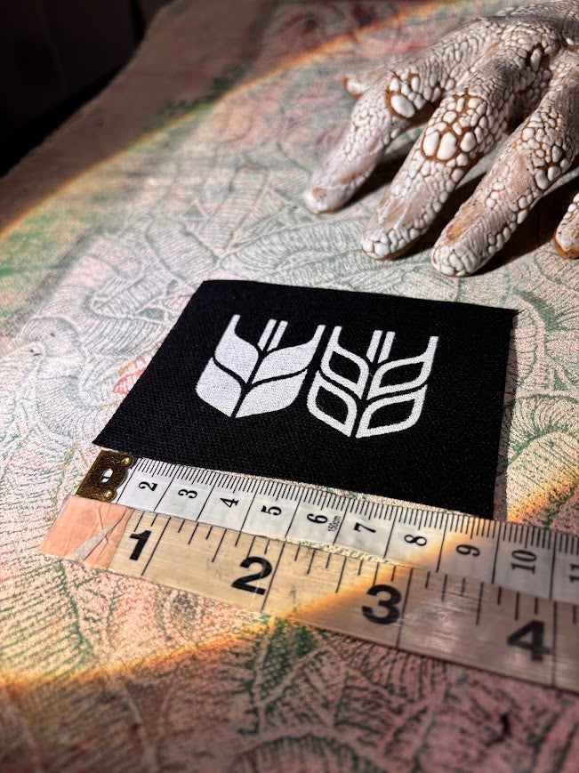 Wheat board logo patch.