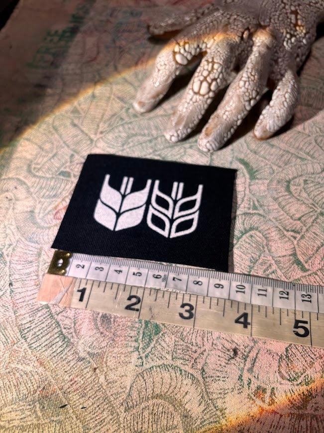Wheat board logo patch.