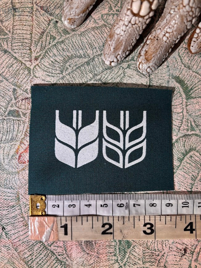 Wheat board logo sew on patch