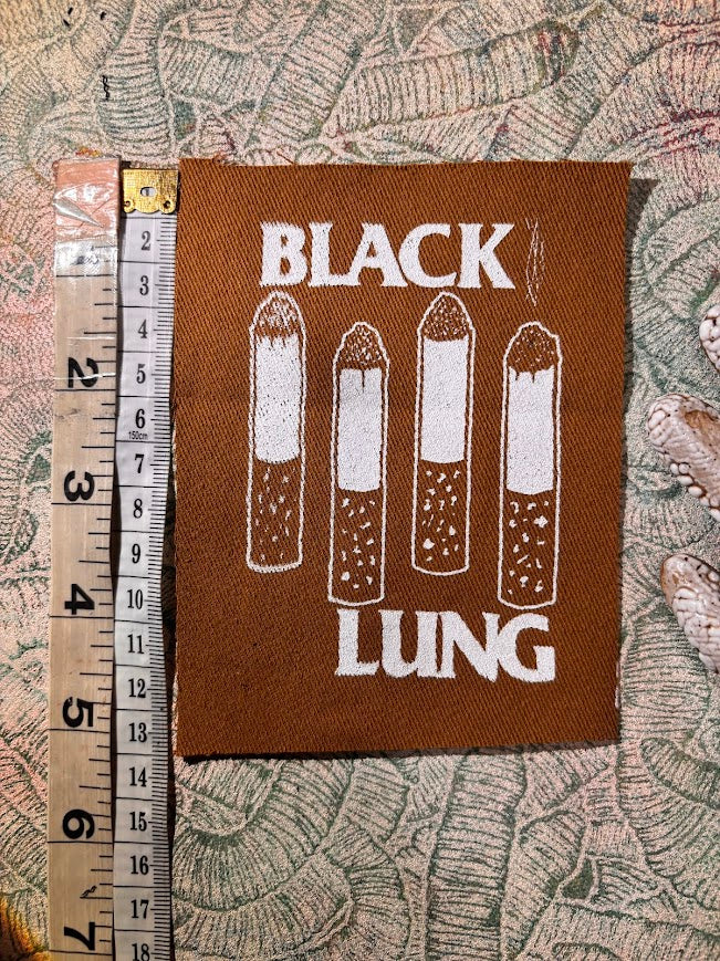 Black Lung sew on patch