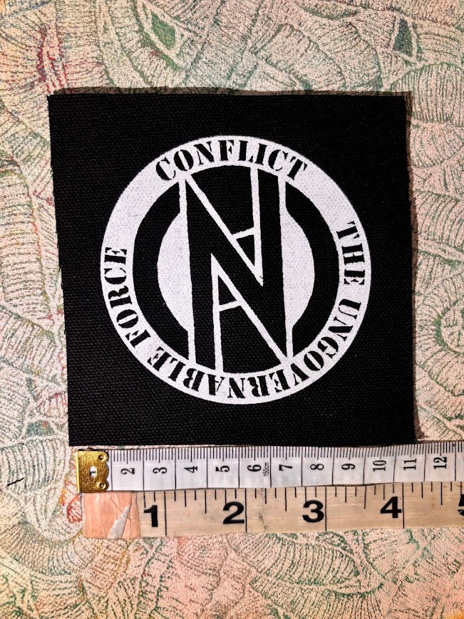 Conflict, the ungovernable force sew on patch