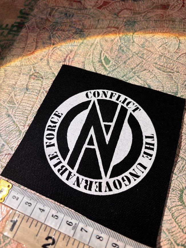 Conflict, the ungovernable force sew on patch