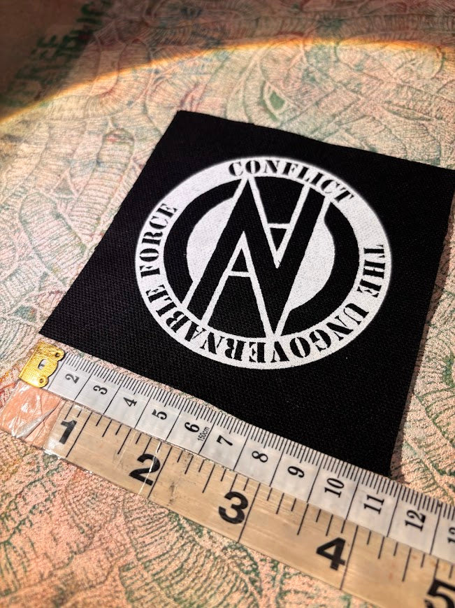 Conflict, the ungovernable force sew on patch