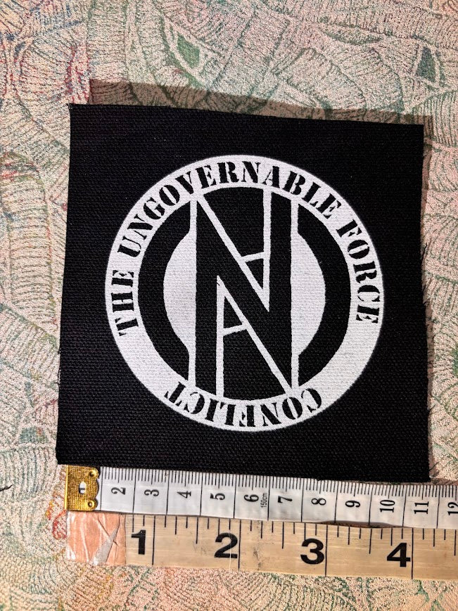 Conflict, the ungovernable force sew on patch