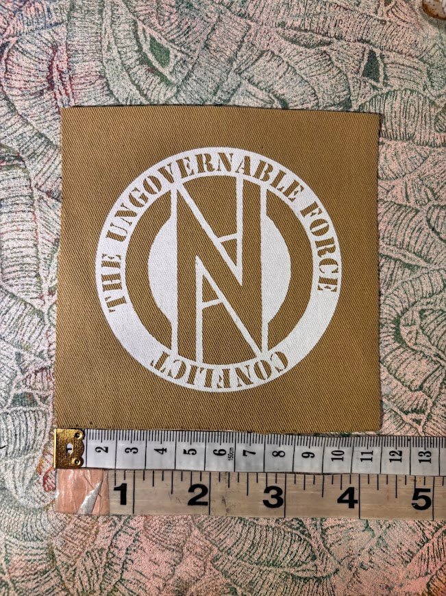Conflict, the ungovernable force sew on patch