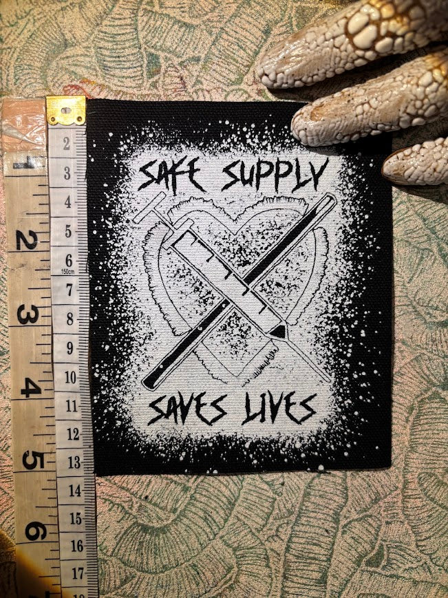 Safe Supply Saves Lives patch