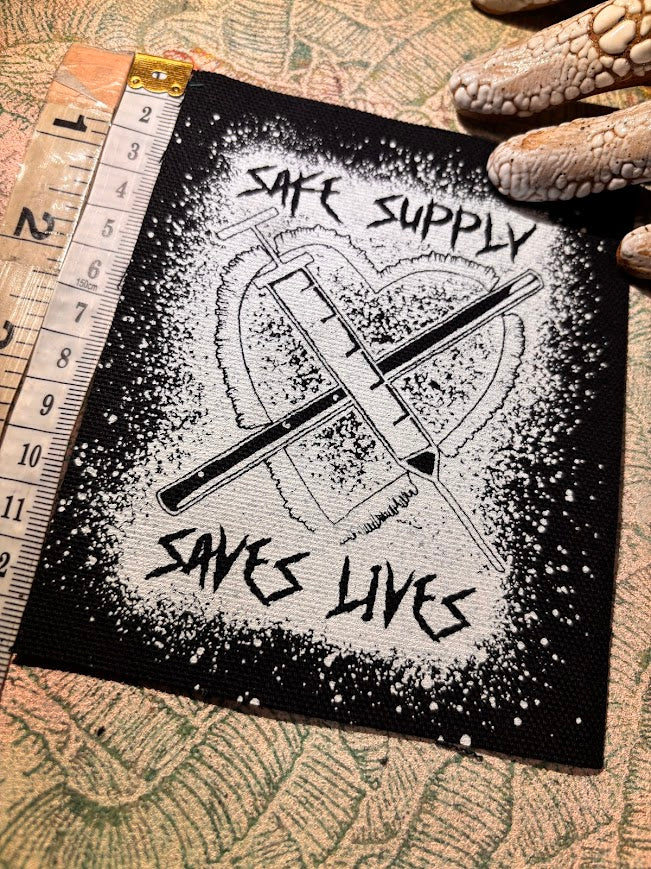 Safe Supply Saves Lives patch
