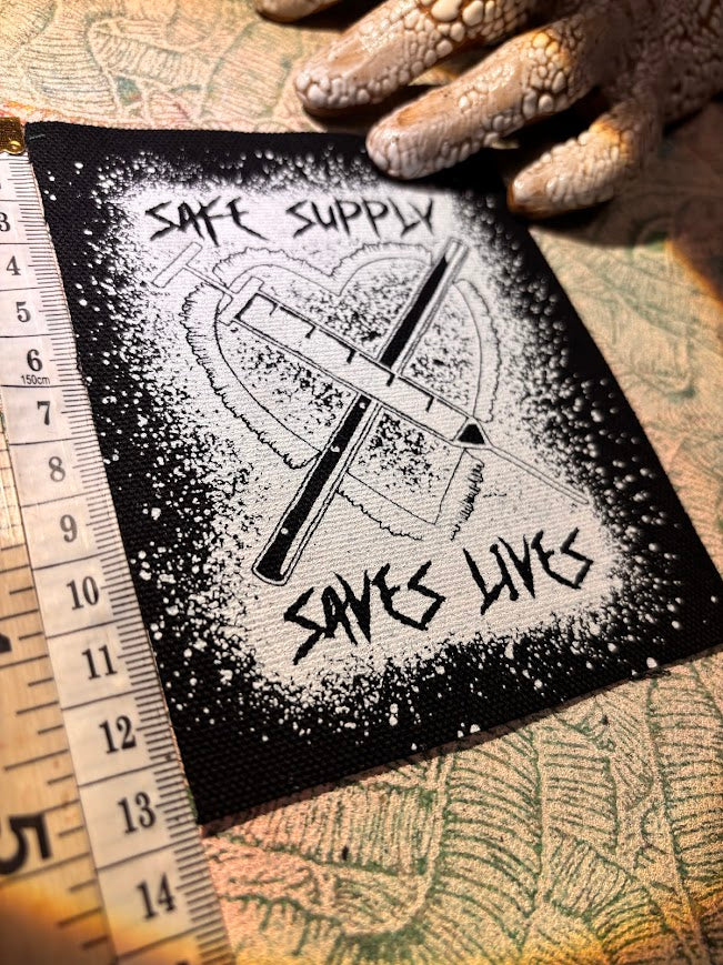 Safe Supply Saves Lives patch
