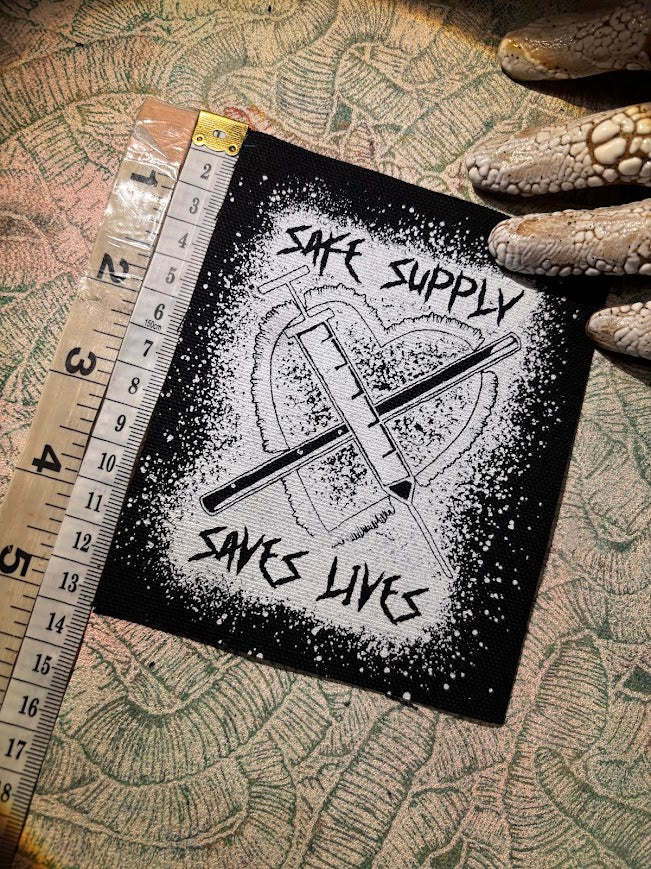 Safe Supply Saves Lives patch.