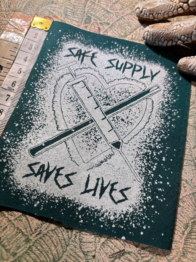 Safe Supply Saves Lives patch