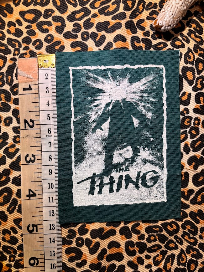 The Thing movie poster patch