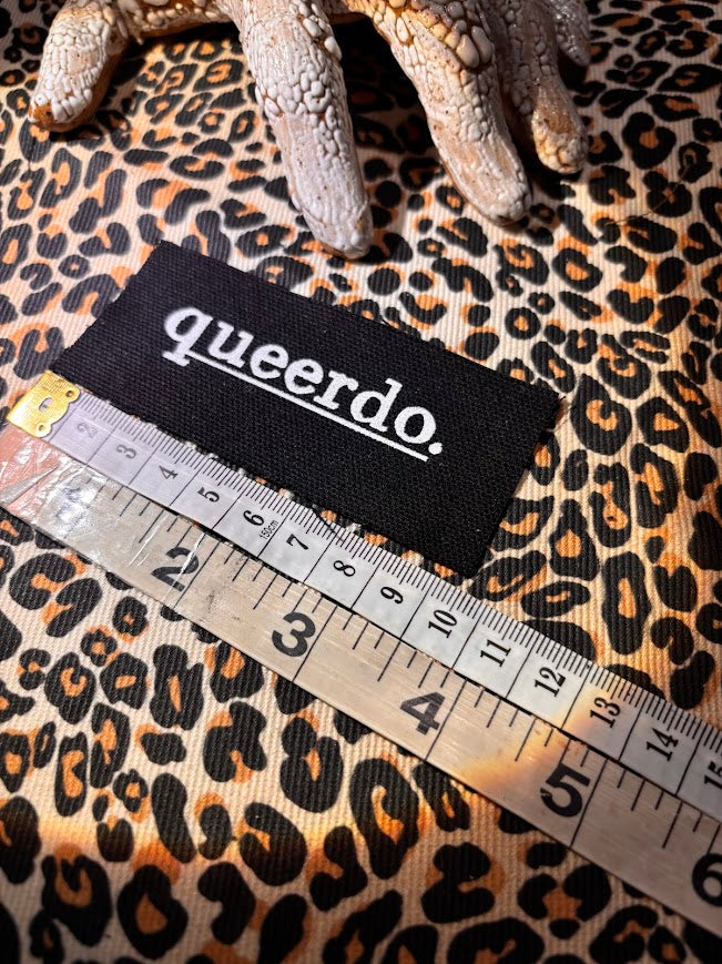 Queerdo tiny sew on patch
