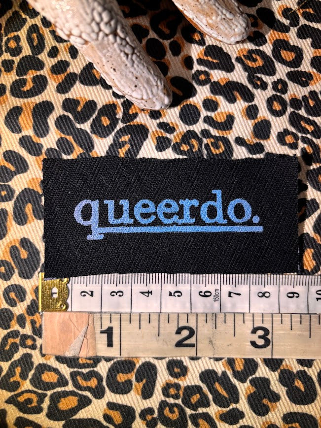 Queerdo tiny sew on patch