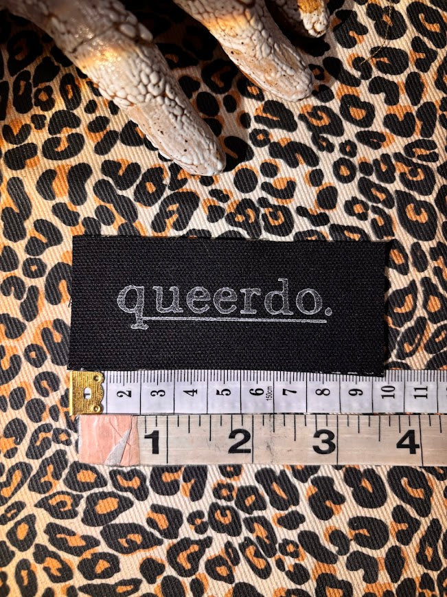 Queerdo tiny sew on patch