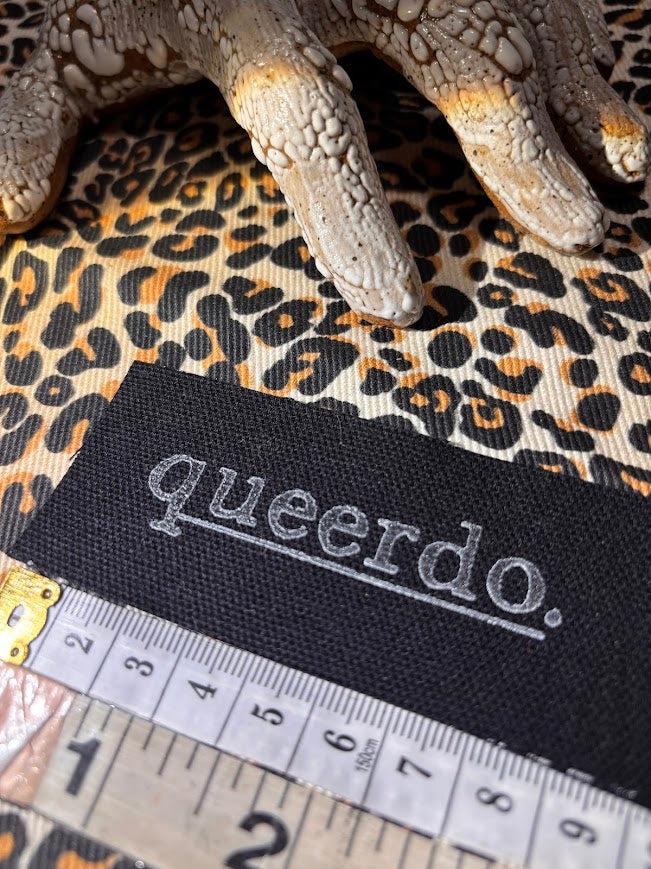 Queerdo tiny sew on patch