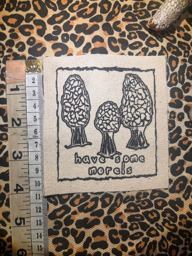 Have some Morels sew on patch