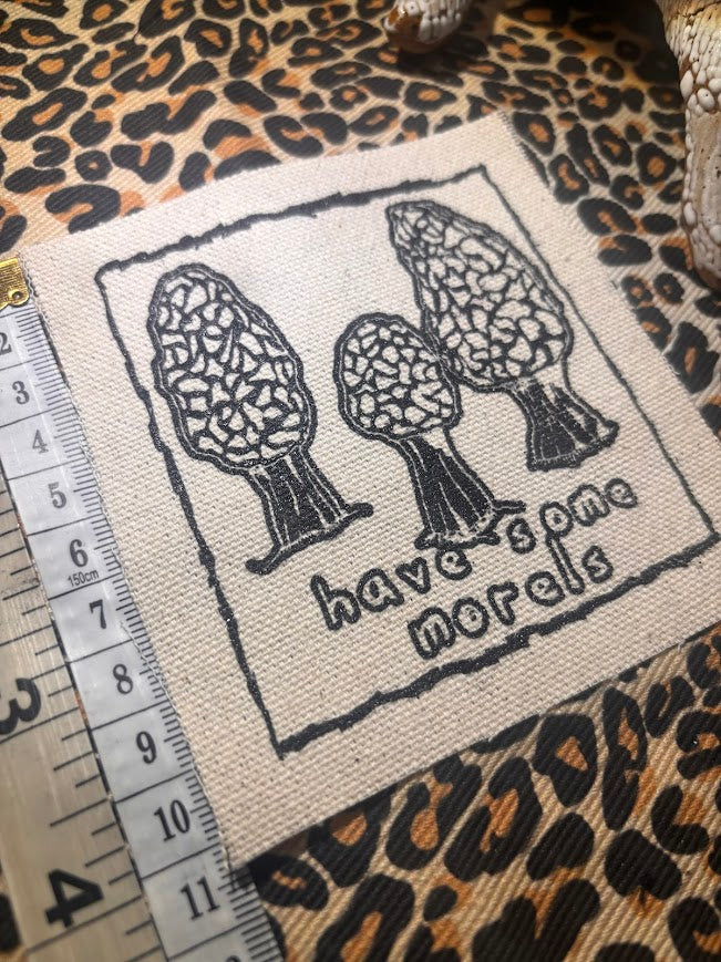 Have some Morels sew on patch