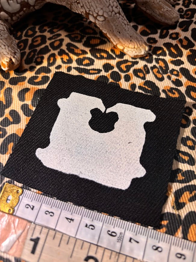 Bread tag sew on patch