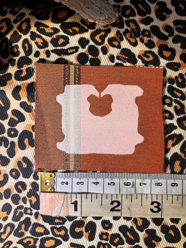 Bread tag sew on patch