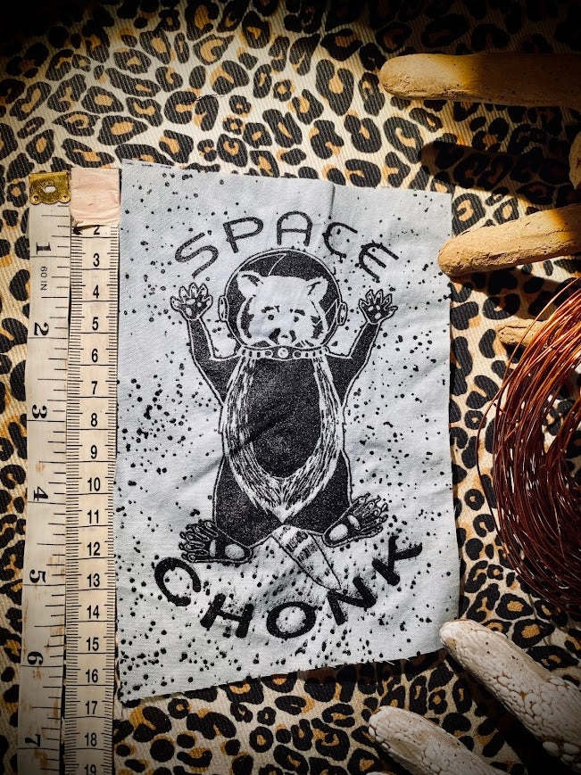 Space Chonk, Raccoon space traveler patch