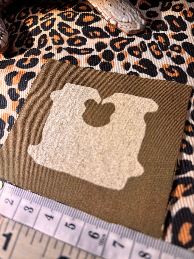 Bread tag sew on patch