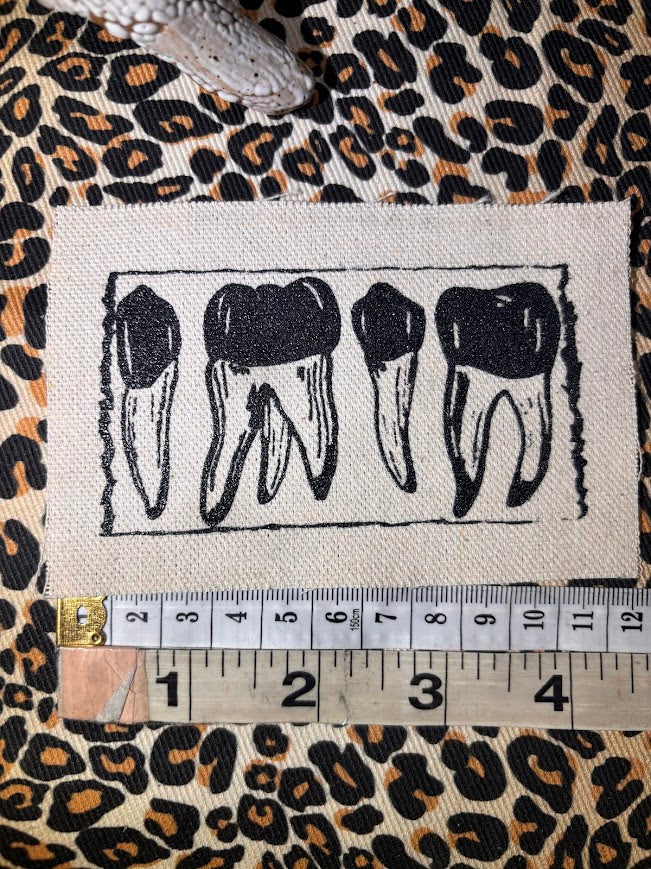 1312 teeth, read the roots, punk patch