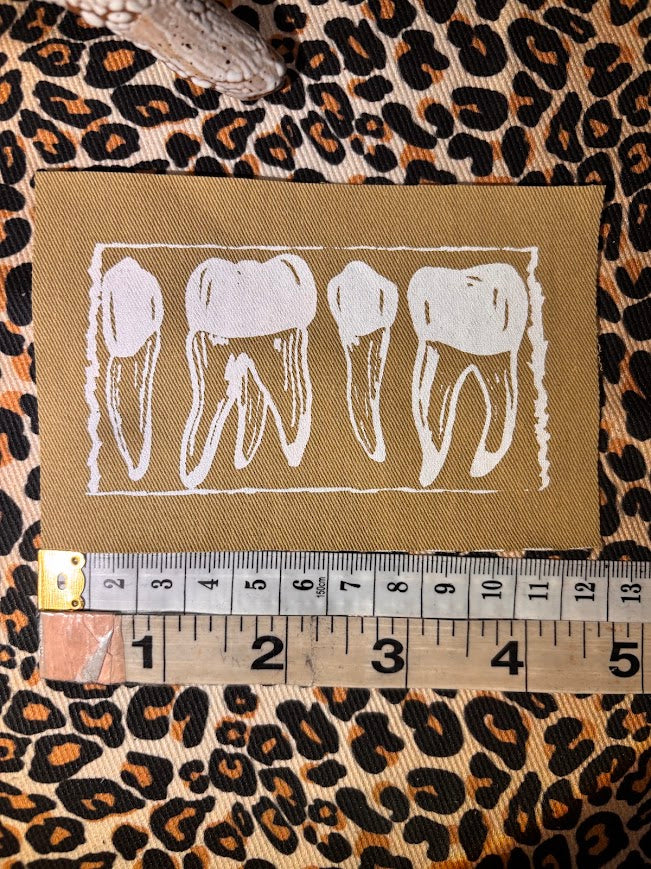 1312 teeth, read the roots, punk patch