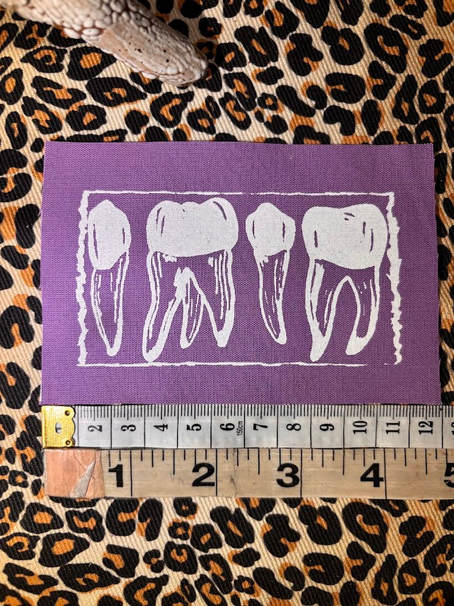 1312 teeth, read the roots, punk patch