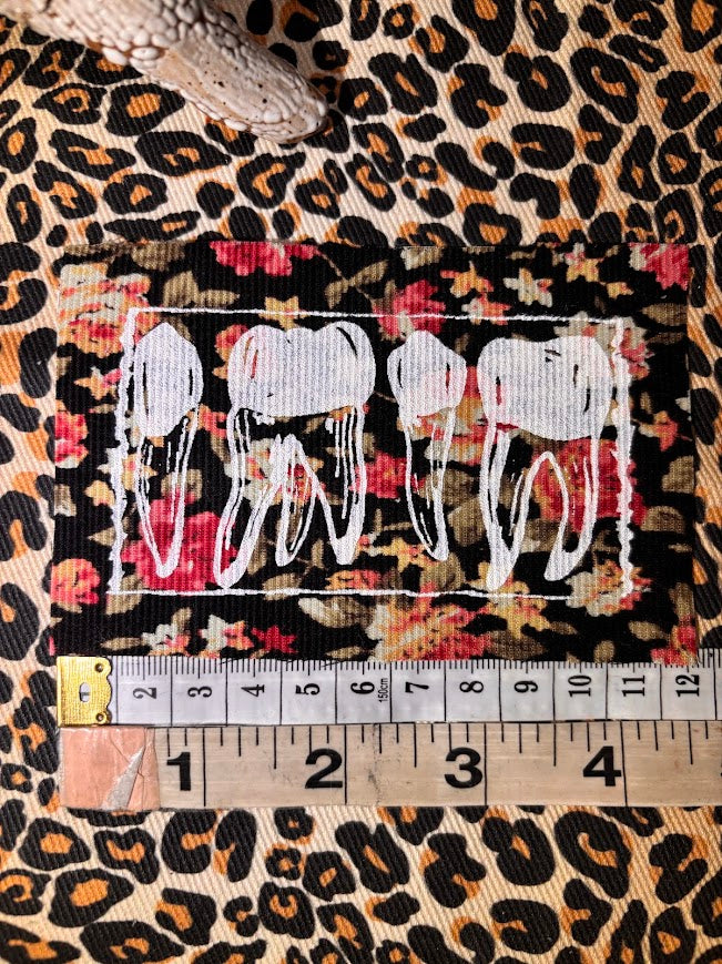1312 teeth, read the roots, punk patch