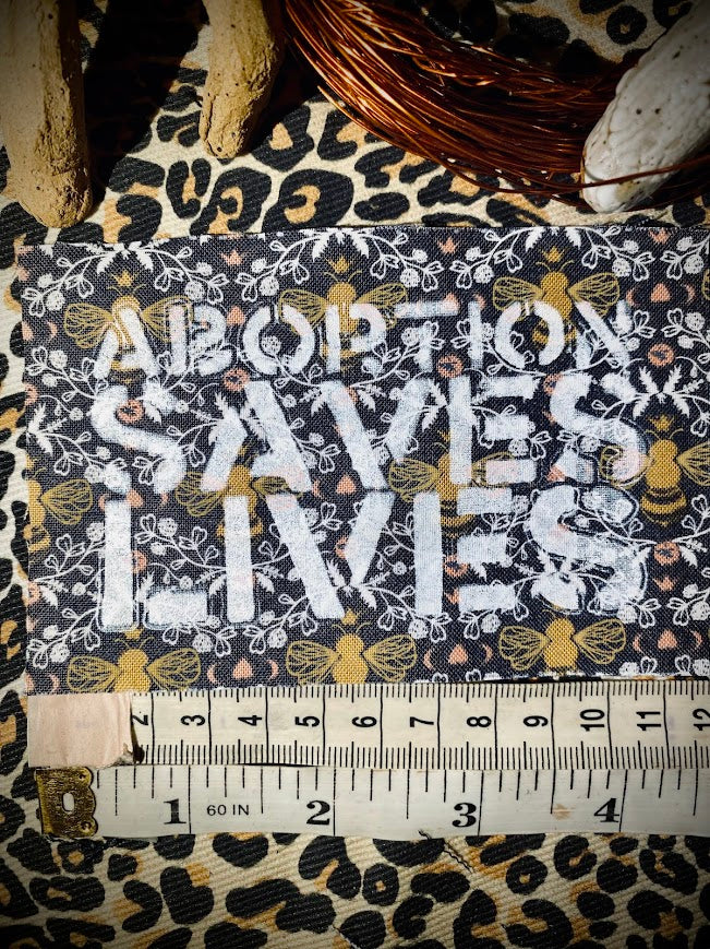 Abortion Saves Lives sew on patch