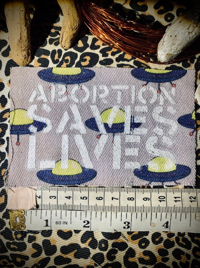 Abortion Saves Lives sew on patch