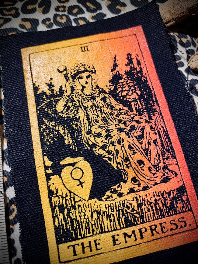 The Empress tarot sew on patch