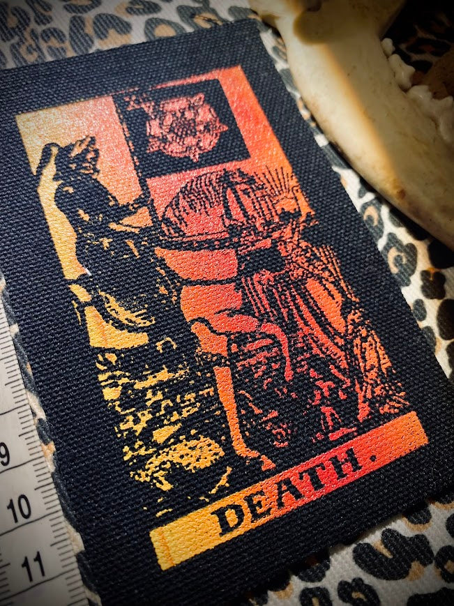 Death Tarot card sew on patch