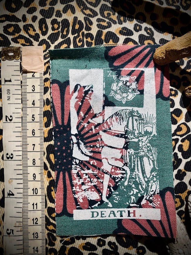 Death Tarot card sew on patch