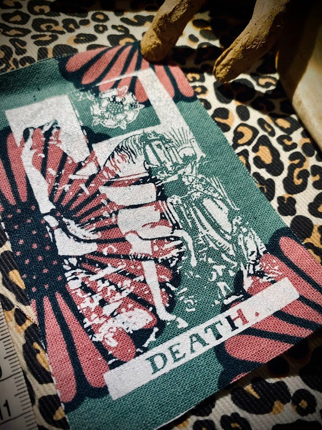 Death Tarot card sew on patch