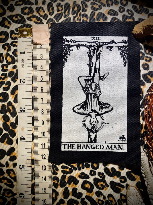 The Hanged man tarot card sew on patch