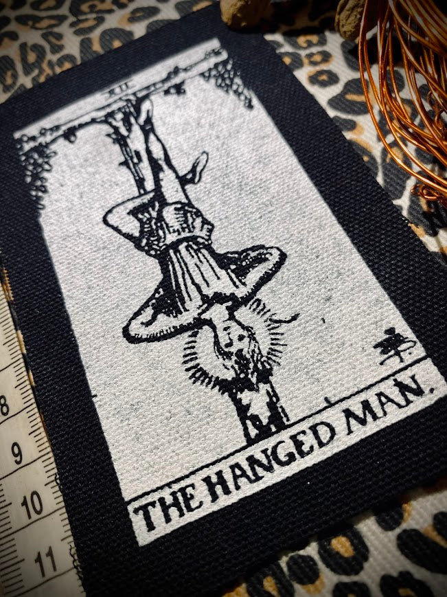 The Hanged man tarot card sew on patch