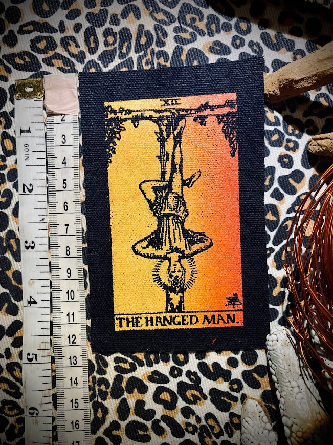 The Hanged man tarot card sew on patch