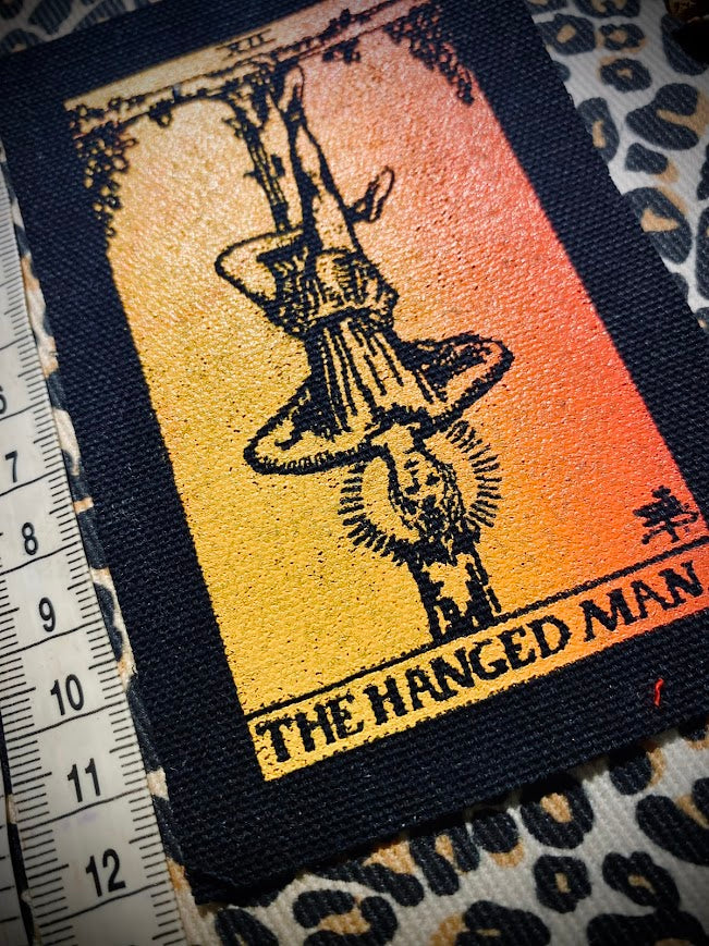 The Hanged man tarot card sew on patch